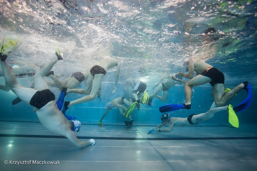 Hokej pod wodą Walenie Siemianowice Śląskie Trzebnica VI 2012